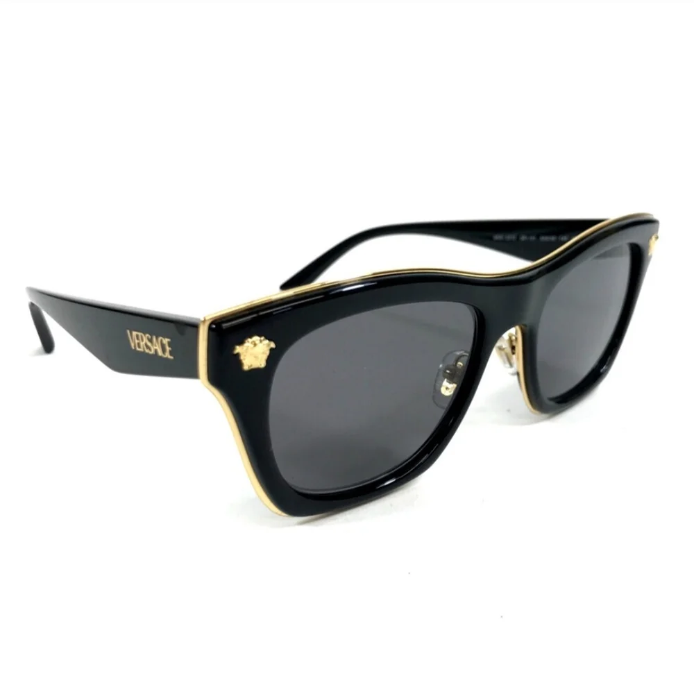 Versace Black and Gold Medusa Essence Sunglasses (Unisex) - Picture 1 of 13